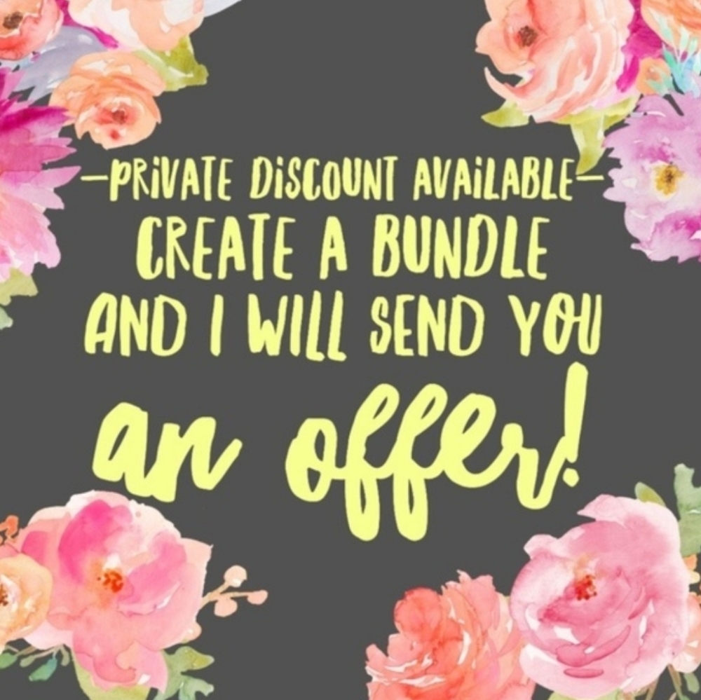 Bundle your likes and I'll send an offer!